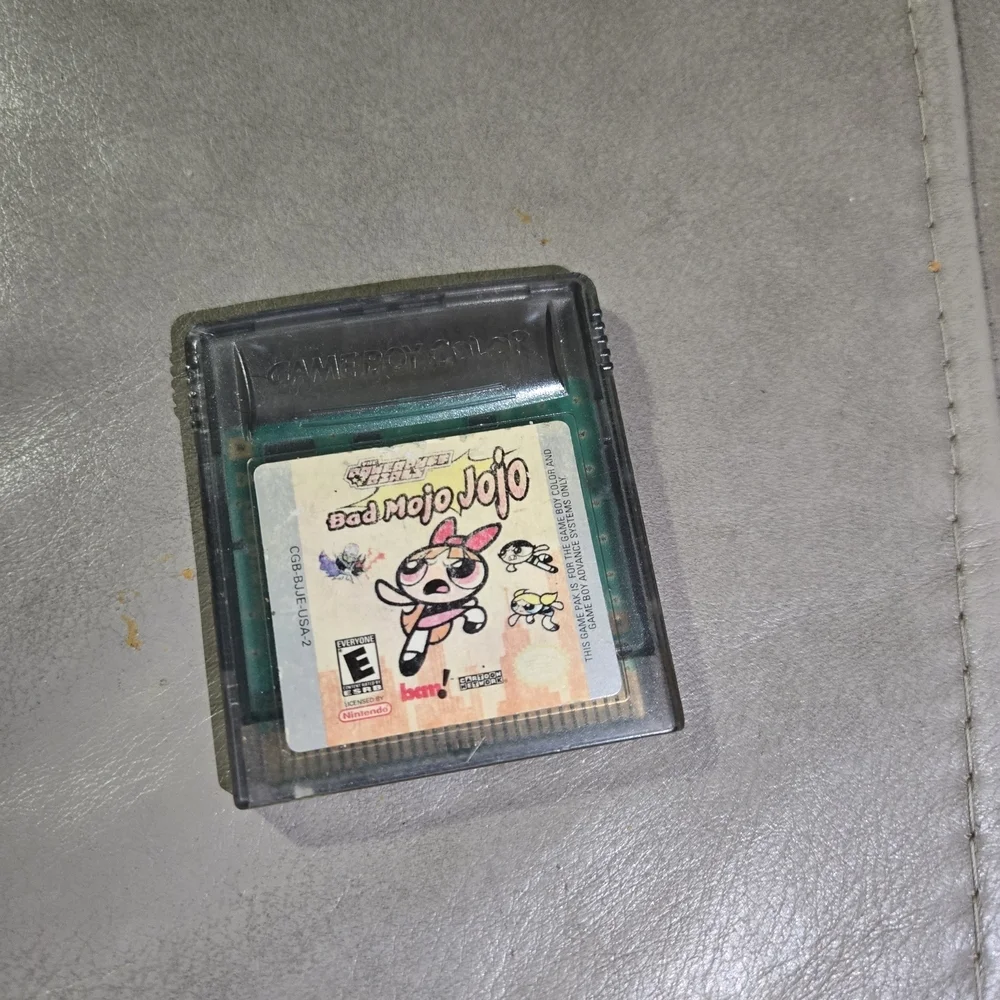 Nintendo Game Boy Color Power Puff Girls Bad Mojo Jojo Game Cartridge
